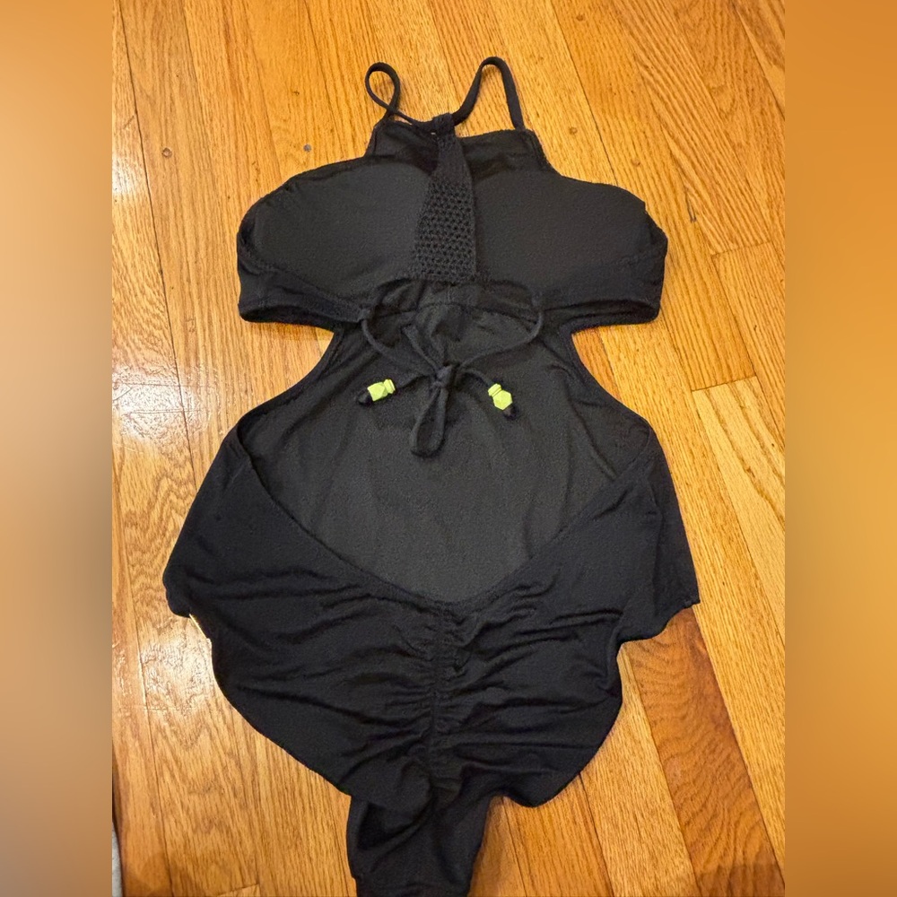Victoria's Secret Black Cut Out One Piece Swimsuit - Picture 4 of 7